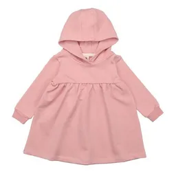 Walkiddy Kinder Kapuzenkleid GOTS zertifiziert – Rosa, Langarm, weich & bequem | von Walkiddy – Produktbild 1 von 1