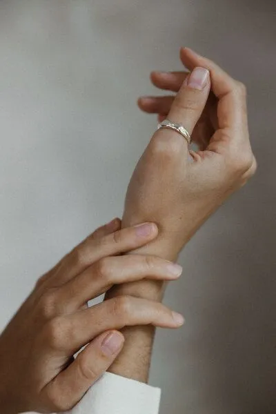 Jyoti - Fair Works Jyoti - Fair Works Ring Bunai Messing/ Silber, Silber, – Produktbild 3 von 3