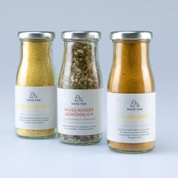 Tante Fine Tante Fine Bio Gewürzmischung Set SCHATZKISTE * Gewürz Starter Set * Geschenkset mit 3 Gewürzen – Produktbild 1 von 1