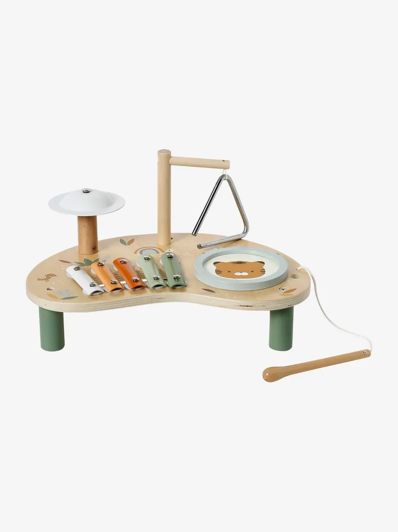 Vertbaudet Baby Musik-Spieltisch TANSANIA, Braun, – Produktbild 2 von 4