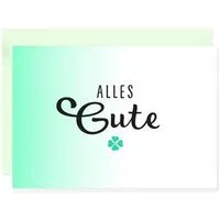 Bow & Hummingbird Bow & Hummingbird Mini-Grußkarte Alles Gute – Produktbild 1 von 1