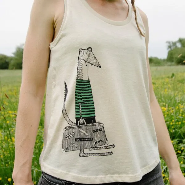 Cmig Cmig Damen Tank-Top Reisewiesel in natural raw – Produktbild 1 von 4