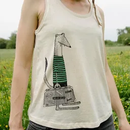 Cmig Cmig Damen Tank-Top Reisewiesel in natural raw – Produktbild 1 von 1