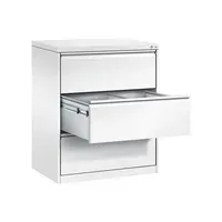 C+P C+P Hängeregistraturschrank zweibahnig, 3 Schubladen, lichtgrau/lichtgrau – Produktbild 3 von 3