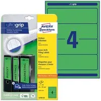 Avery Zweckform 80 Rückenschilder für Rücken 70-80 mm, 192 x 61 mm grün – Produktbild 1 von 1