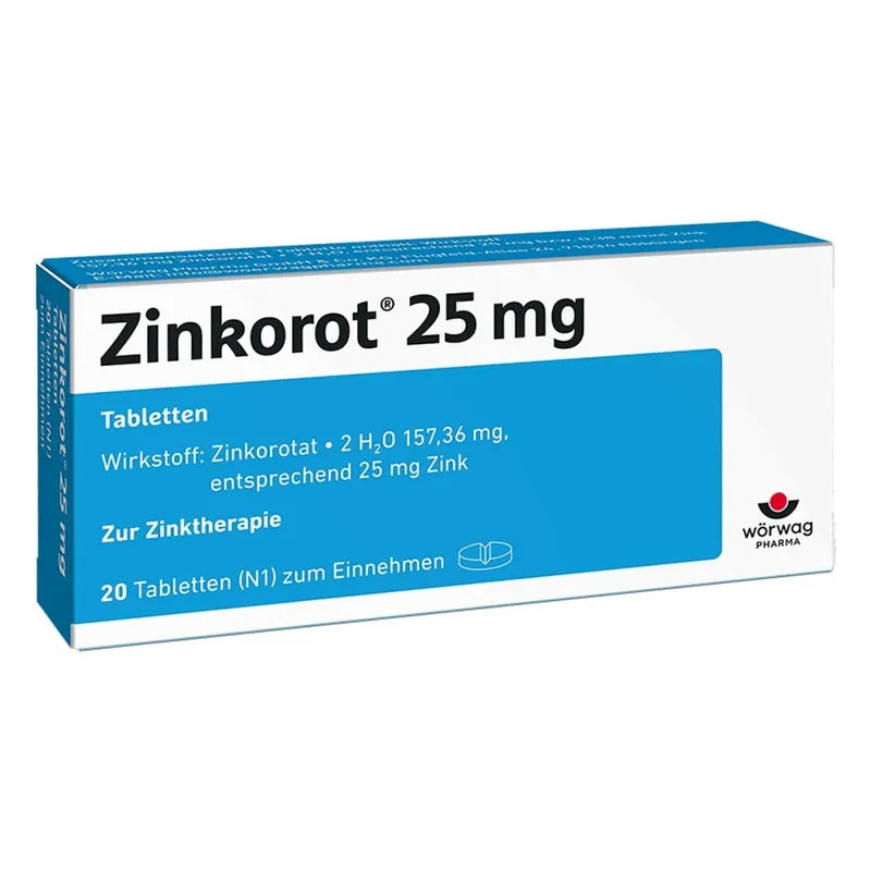 Zinkorot Zinkorot 25 Mg Zink Tabletten – Produktbild 1 von 3