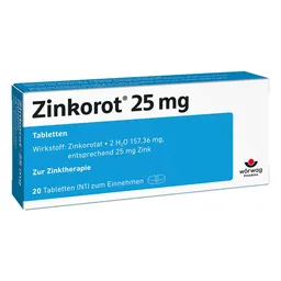 Zinkorot Zinkorot 25 Mg Zink Tabletten – Produktbild 1 von 1