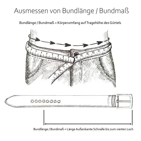 Seegarn Seegarn - Gürtel / Wendegürtel SeeNixe 4cm, Glanz schwarz, – Produktbild 5 von 5