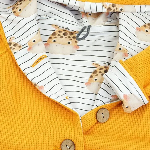 Sternchenwolke Sternchenwolke BIO Waffeljersey Jacke "Gigi Giraffe" – Produktbild 2 von 4