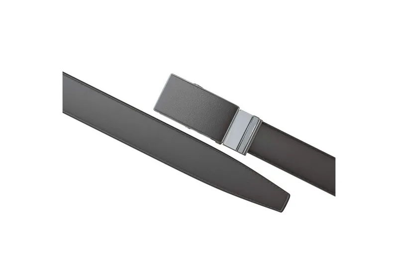 KMISSO Ledergürtel Modischer Damen Gürtel in großen Größen – Automatikverschluss – stufen (1-St) im eleganten Look, Schwarz, – Produktbild 4 von 5