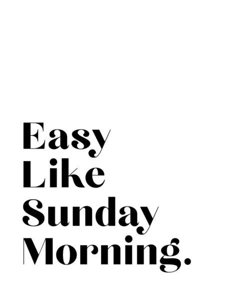 Photocircle Photocircle Poster / Leinwandbild - Easy Like Sunday Morning No4 – Produktbild 1 von 4