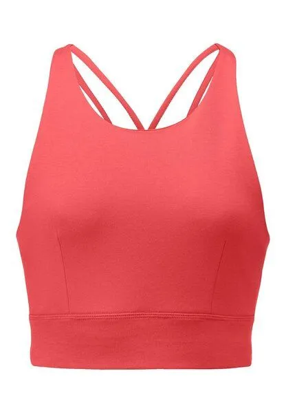 hessnatur hessnatur Bustier Fitted Highneck ACTIVE LIGHT, Koralle, – Produktbild 3 von 4