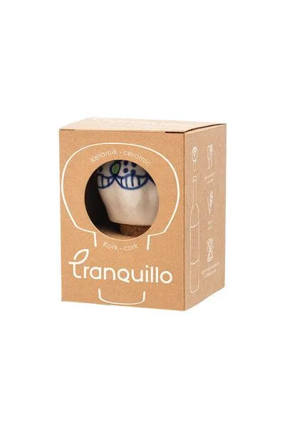 Tranquillo Tranquillo Flaschenverschluss Floral, Blau, – Produktbild 4 von 5