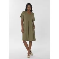 ORGANICATION ORGANICATION Kleid aus LENZING ECOVERO Viskose und Leinen – Produktbild 1 von 1