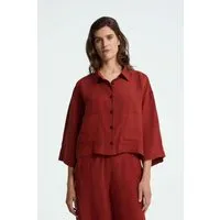 Kings Of Indigo Kings of Indigo Damen vegan Bluse Wanda Rot – Produktbild 1 von 1