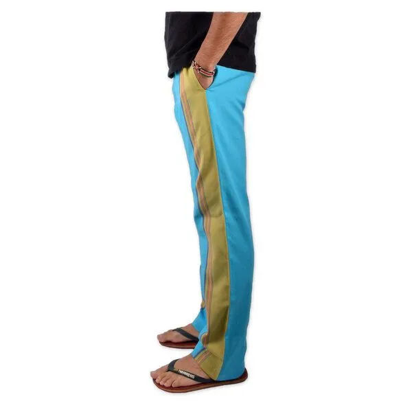Africulture Africulture Kikoy Hose, unisex, Türkis, – Produktbild 2 von 2