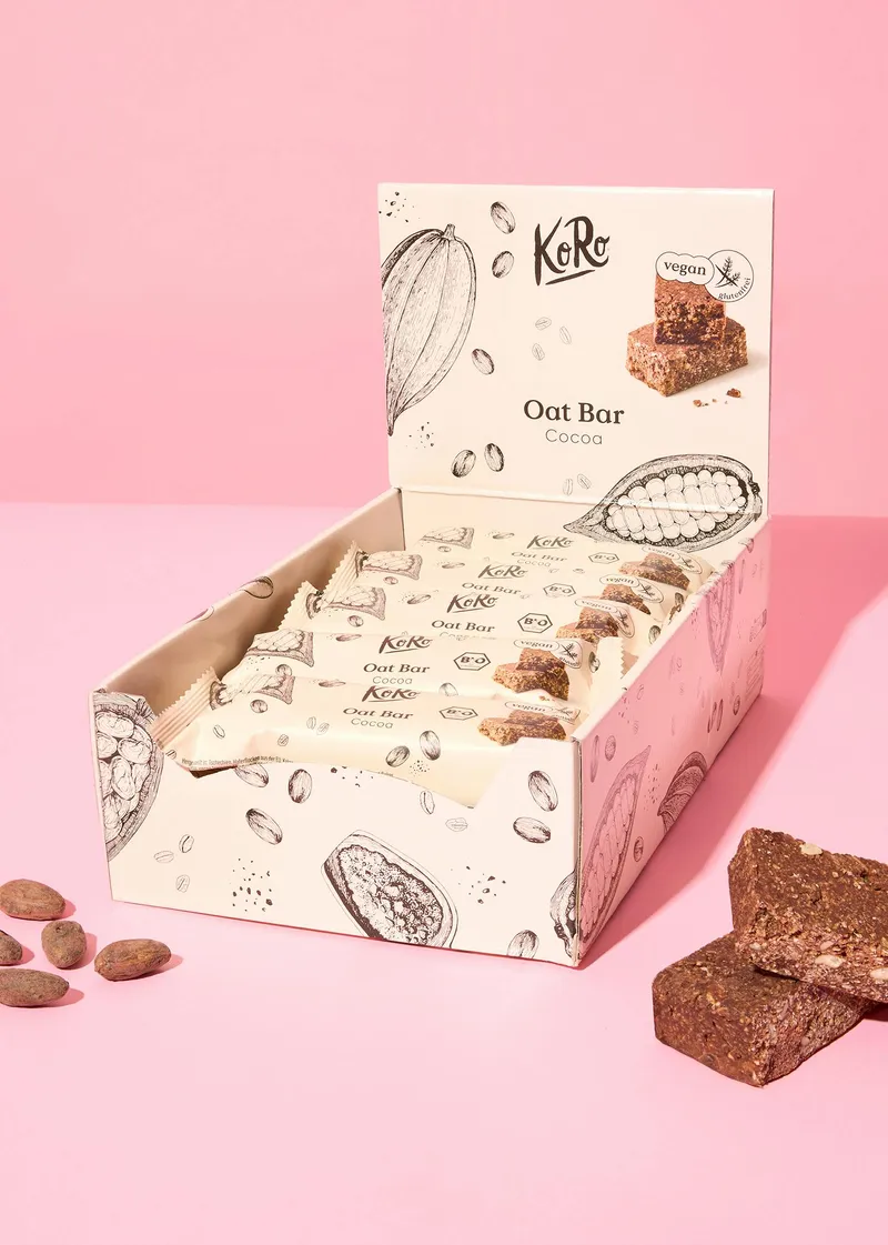 KoRo Bio Oat Bar Cocoa 15 x 60 g – Produktbild 1 von 5