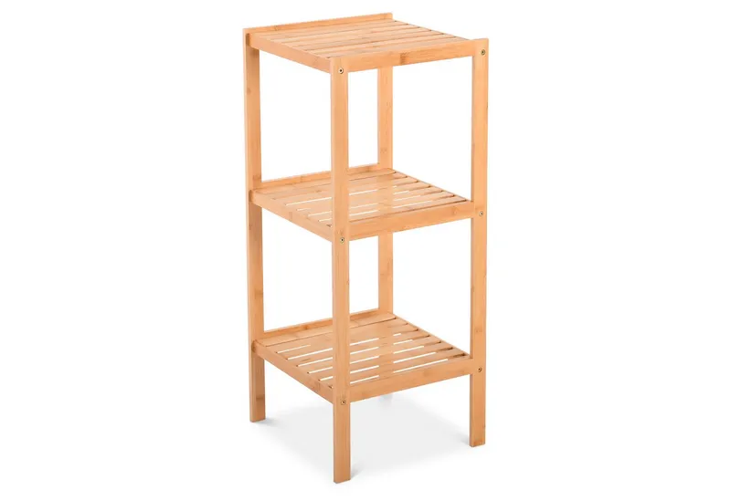 Raburg Standregal Badregal, Bambus, Keda, 3 Böden, für Bad, Küche oder Wohnraum, Beige, – Produktbild 3 von 4