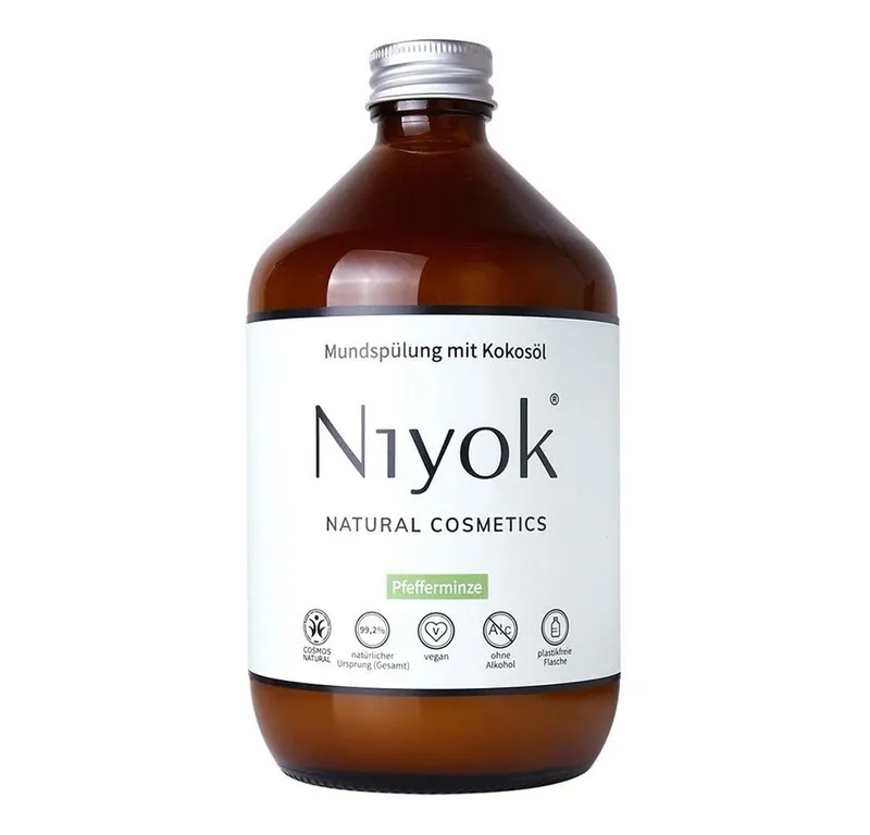 Niyok Niyok Mundspülung Pfefferminze – Produktbild 2 von 6