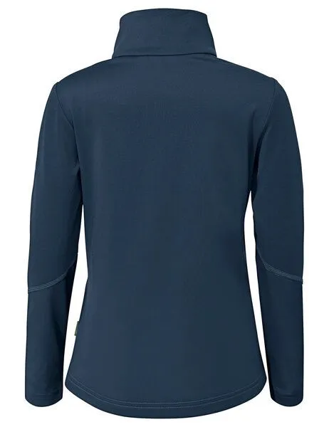 Vaude VAUDE Pullover Kids Livigno Halfzip, Dark sea/white, – Produktbild 2 von 3