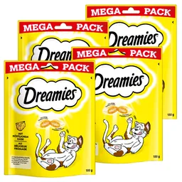 Dreamies DREAMIES Portionsbeutel Mega Pack mit Käse 180g - 4er Set – Produktbild 1 von 1