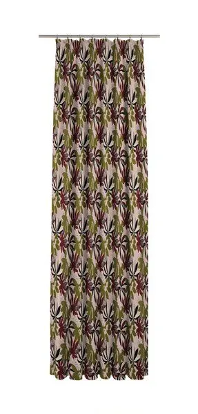 Nature by Adam Nature by Adam Vorhang aus 100% Bio-Baumwolle - Made in Germany - Jungle, Rosa, – Produktbild 2 von 7