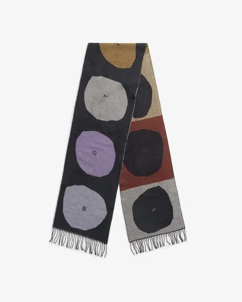 Rotholz Rotholz - Woven Schal Merino breit, Braun (earth bubbles), – Produktbild 2 von 4