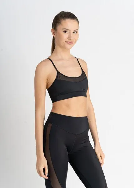 Bodyguard Bodyguard Sports Bra - Tiffany, Schwarz mit schwarzen nähten, – Produktbild 2 von 3