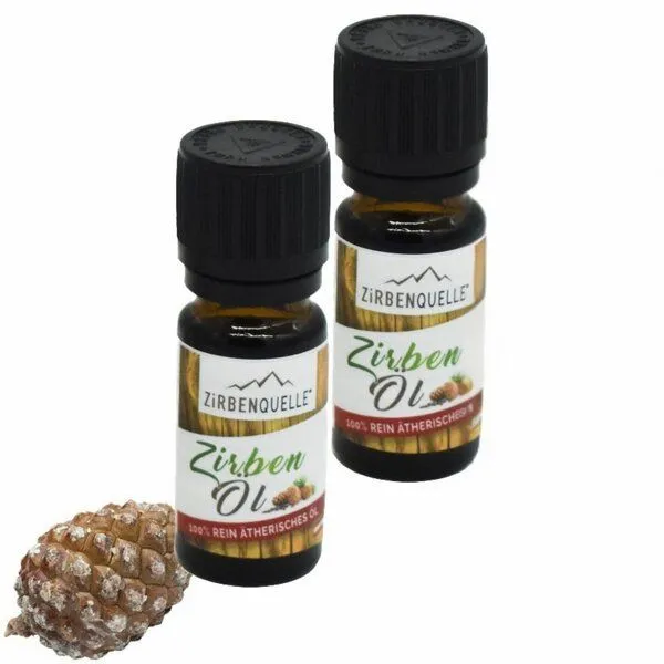 4betterdays 4betterdays Rein ätherisches Zirben-Öl 2er-Set 10ml Made in Austria – Produktbild 1 von 3