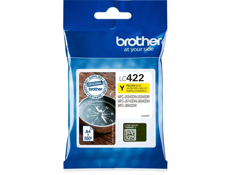 Brother Brother Tintenpatrone LC-422Y gelb – Produktbild 1 von 2