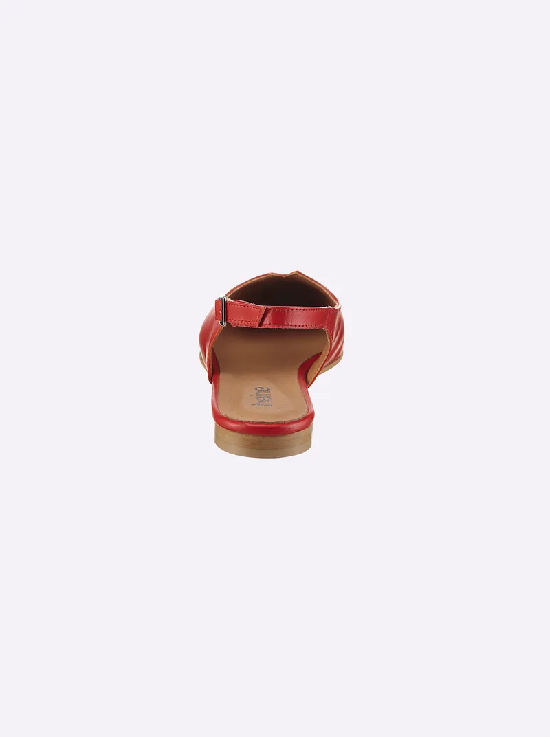 heine Slingballerina, Rot-schwarz, – Produktbild 3 von 3