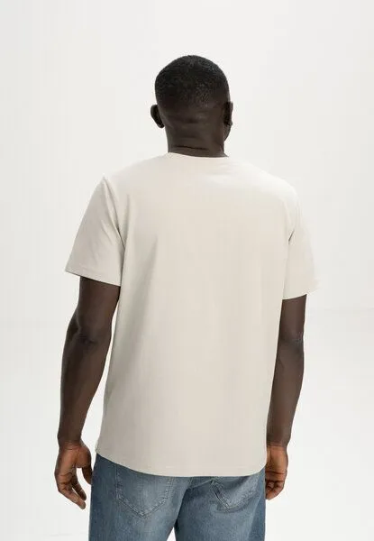 MELA MELA T-Shirt schwer Style PRAVIN aus 100% Bio-Baumwolle, Birke, – Produktbild 1 von 4