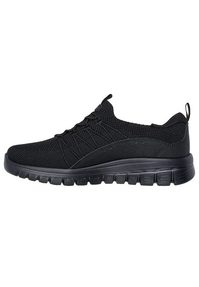 Skechers Skechers GRACEFUL PICTURE PERFECT Sneaker, Schwarz, – Produktbild 3 von 8