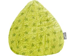 Sitzsack "fluffy stars L", 70 x 90 cm, grün – Produktbild 1 von 1
