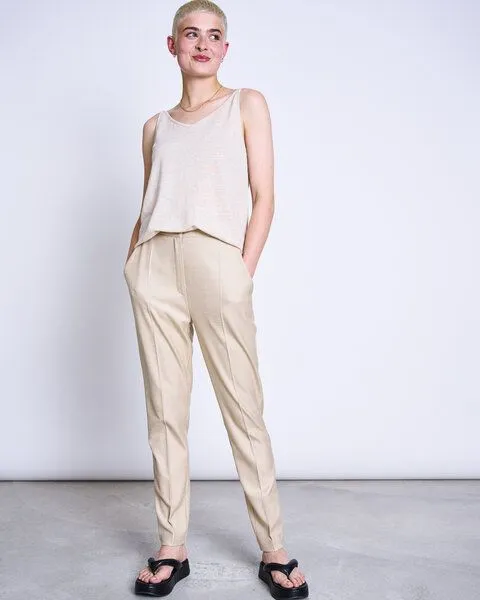 JAN N JUNE JAN N JUNE Chinohose LIAMEE aus Lyocell-Twill, Golden blizz, – Produktbild 1 von 4