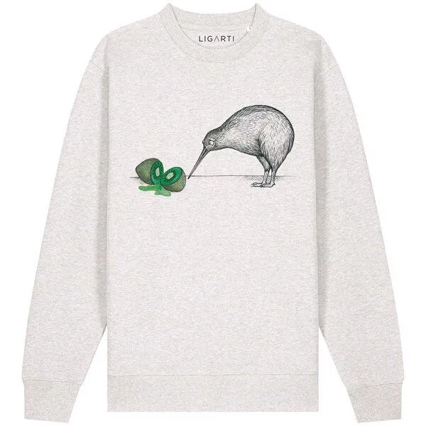 LIGARTI Pullover – Zwei Kiwis – LIGARTI Tiermanufaktur, Altrosa, – Produktbild 2 von 3