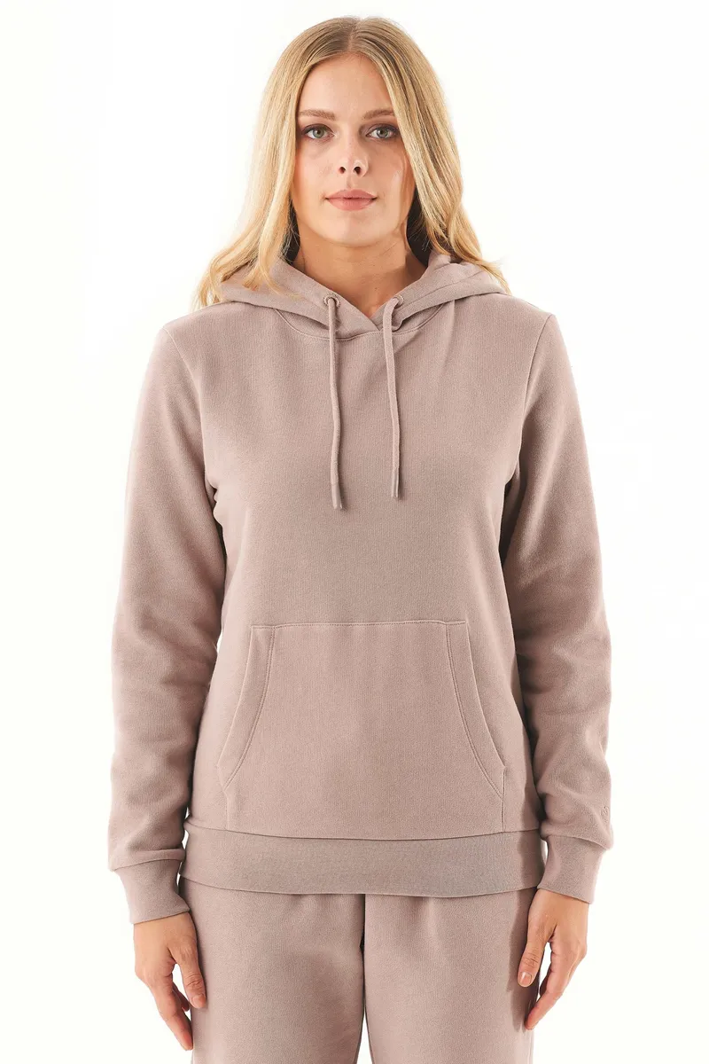 ORGANICATION ORGANICATION Damen vegan Hoodie Haree Mokka, Beige, – Produktbild 2 von 2