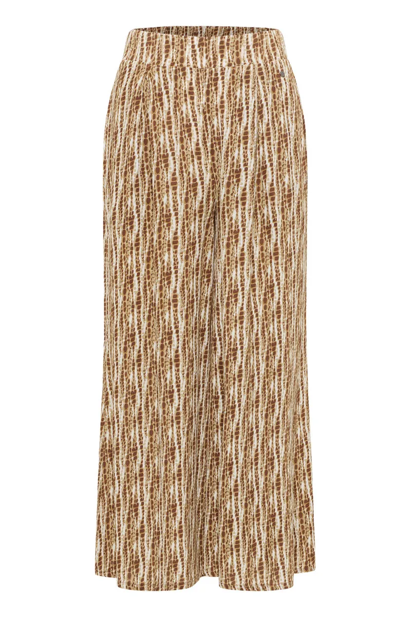 Tranquillo Hose Paulaa aus EcoVero™ Viskose - sand batik / 36 – Produktbild 1 von 2