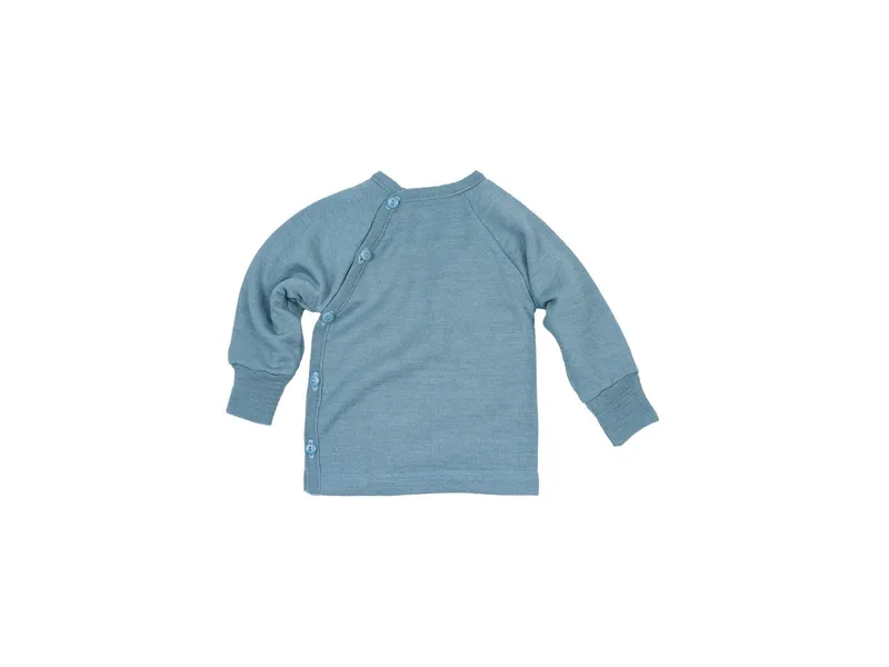 Reiff Strickwaren Reiff Strickwaren Baby Jacke Schlüttli Wolle Seide Frottee, Blau, – Produktbild 1 von 1