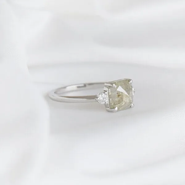 Eppi Eppi Goldenring mit einem Salt and Pepper Diamanten Mahmud – Produktbild 2 von 4