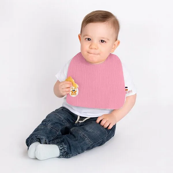 PAPATE PAPATE Lätzchen aus Bio-Baumwolle, Rosa, – Produktbild 3 von 3