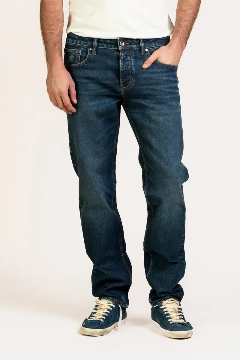 Kuyichi Kuyichi Herren vegan Jeans Jim Regular Slim Mittelblau, Blau, – Produktbild 2 von 2