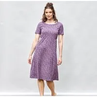CON_STANT CON_STANT Kleid tailiert 100% Baumwolle (kbA), Blümchen beere, – Produktbild 1 von 1