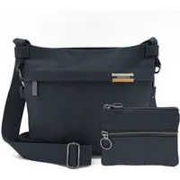 seasara seasara Tasche Umhängetasche aus Bio-Baumwolle (Canvas), navy blue oder camel, Navy, – Produktbild 1 von 4