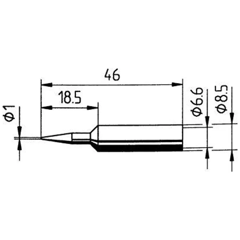 Sonstige Sonstige ERSA Lötspitze Bleistiftspitz 1,0 mm SB – Produktbild 1 von 1
