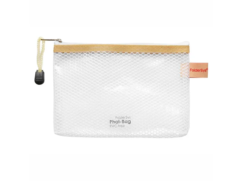 FolderSys FolderSys Reißverschlussbeutel "Phat-Bag" A6 beige – Produktbild 1 von 1