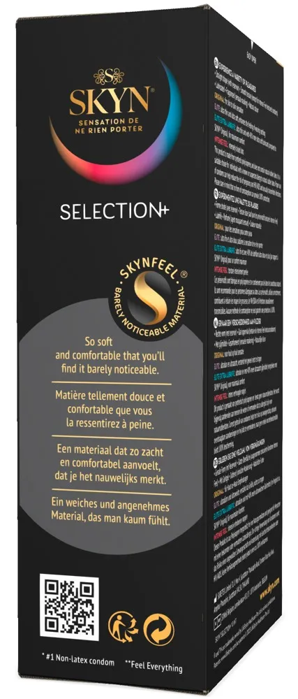 SKYN Kondom-Mix „Selection+“, latexfrei, Transparent, – Produktbild 3 von 4