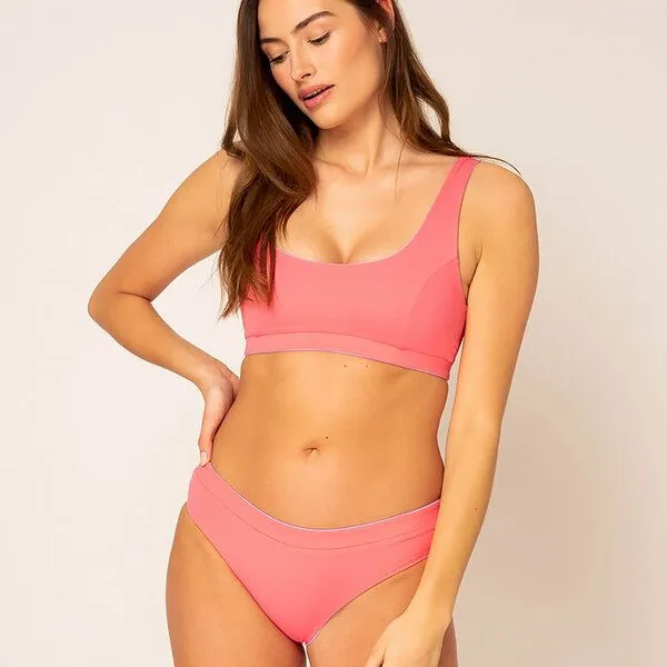 Woodlike Ocean Woodlike Ocean Anais Top - wendbar uni, Lila (lila-pink), – Produktbild 4 von 4