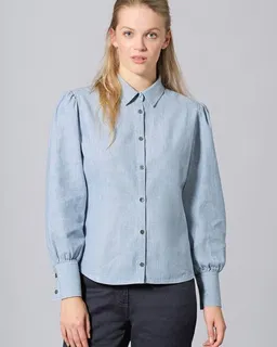 HempAge HempAge Moderne Manschettenbluse Hanf/Biobaumwolle – Produktbild 1 von 1