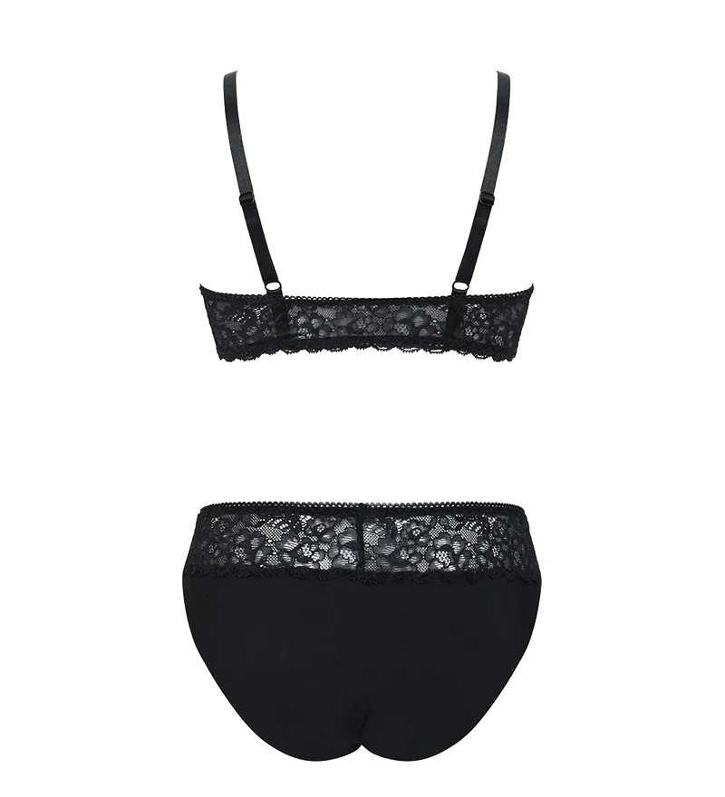 Anekdot Anekdot Damen vegan New Moon Set, Schwarz, – Produktbild 1 von 2